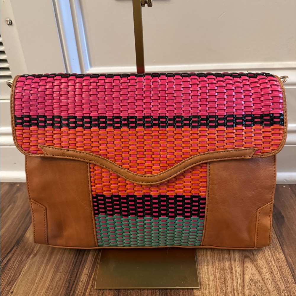 Rebecca Minkoff Multicolor Woven Leather Women's Bag